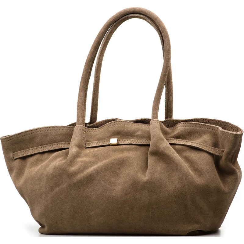 Blaire Kožená kabelka Sherry fango 66532746