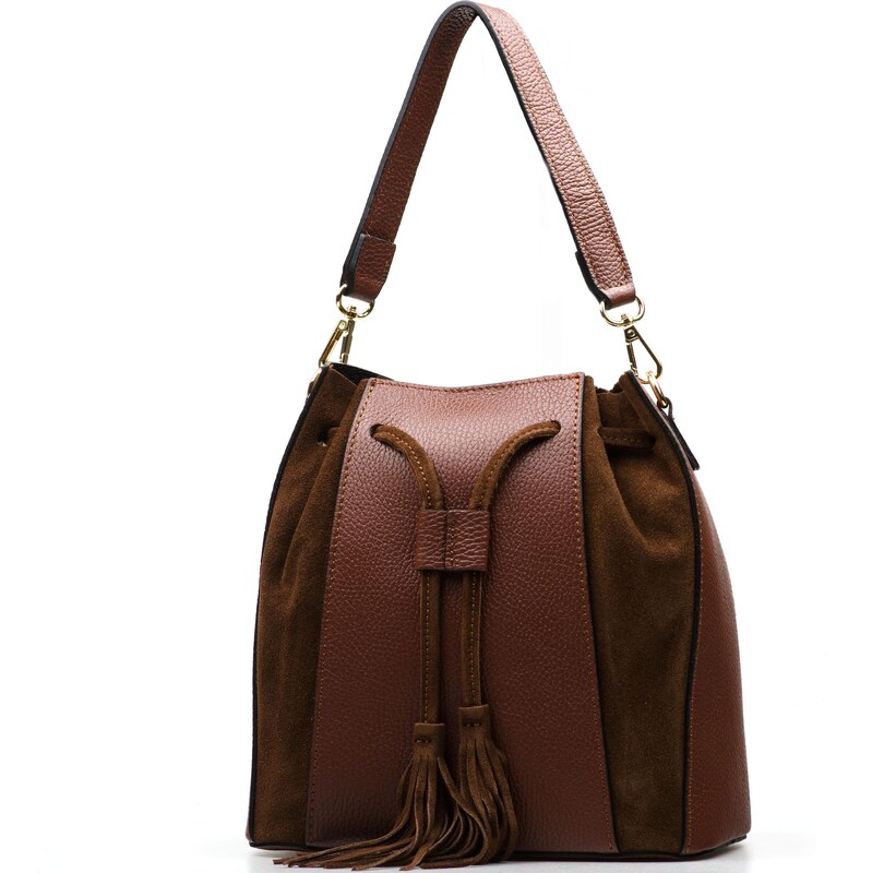 Blaire Kožená kabelka Grazia hnedá 66600892