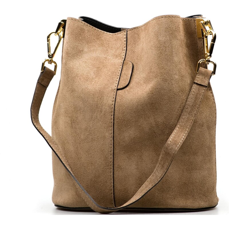 Blaire Kožená kabelka Zoe fango 66600894