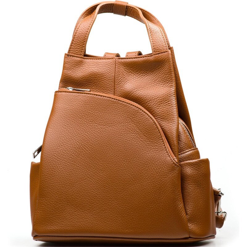 Blaire Kožený batôžtek Mavis koňakovo hnedý 66600898