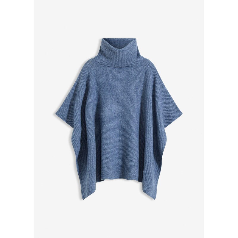 bonprix Pončo, farba modrá 66600981