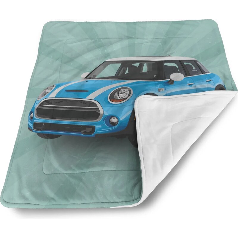 Sablio Deka pre bábätko Mini sedan Zelené pozadie 62633621