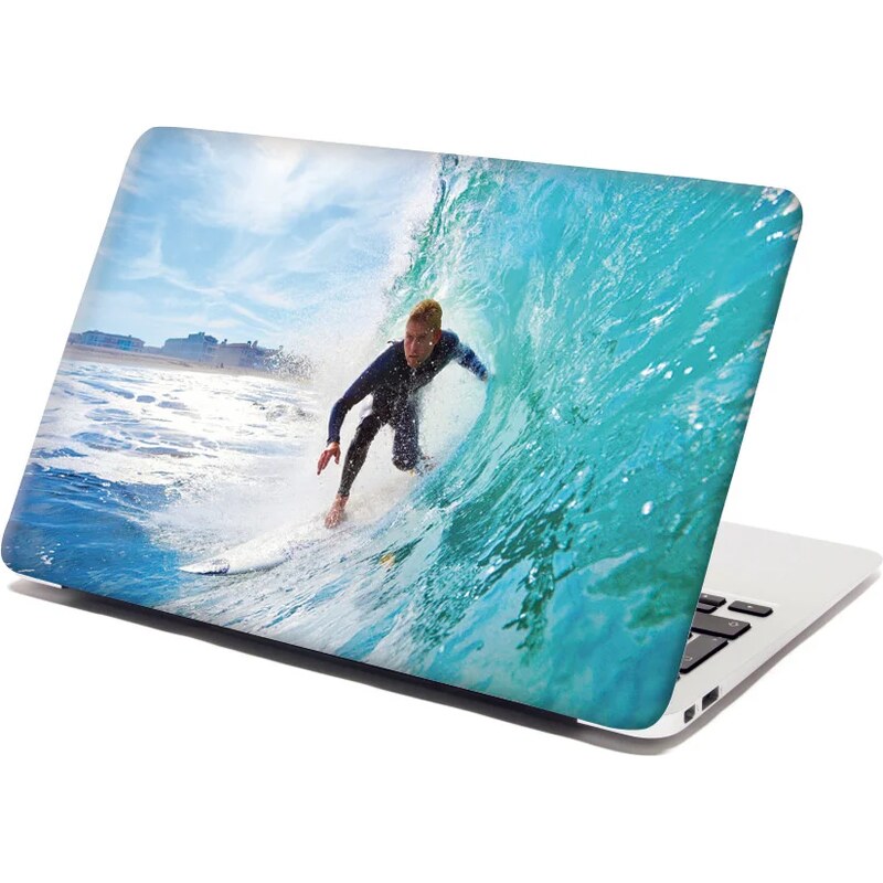 Sablio Samolepka na notebook surfista na vlne 65101968