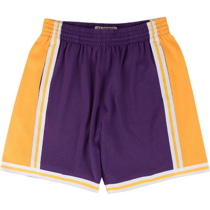 Mitchell & Ness Športové nohavice Los Angeles Lakers žltá / 66608660
