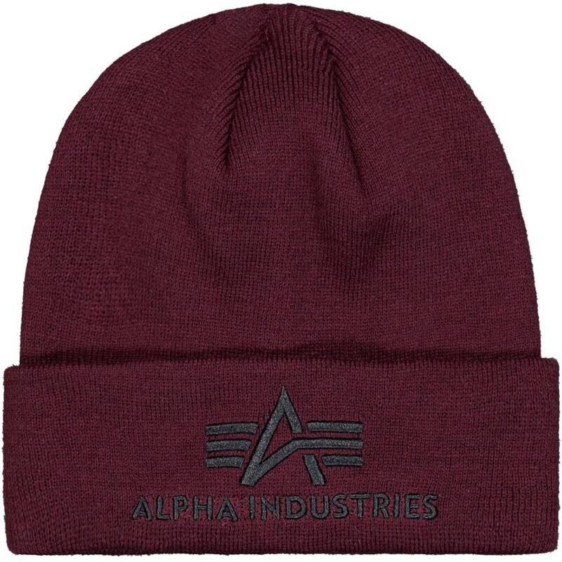 ALPHA INDUSTRIES Čiapky antracitová / tmavočervená 66608663