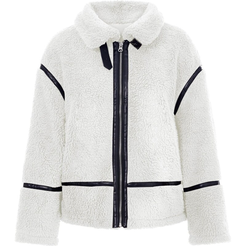 Imily Bela Prechodná bunda čierna / biela 66608780