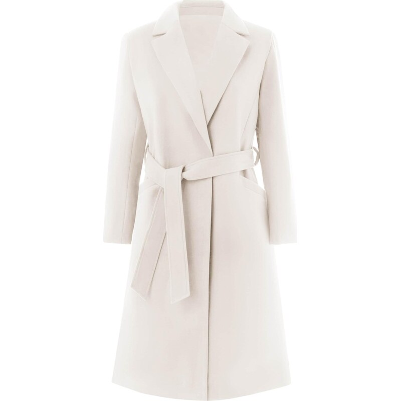 Imily Bela Prechodný kabát biela 66608833