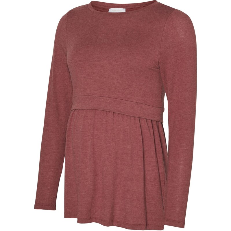 MAMALICIOUS Tričko MLANABELLA hrdzavo červená 66622007