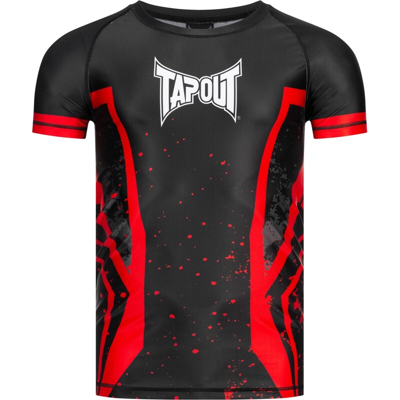 Tapout Funkčné tričko Kendall oranžovo červená / čierna / biela 66608898