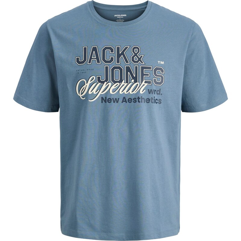 Jack & Jones Junior Tričko tmavomodrá / zafírová / biela 66609004