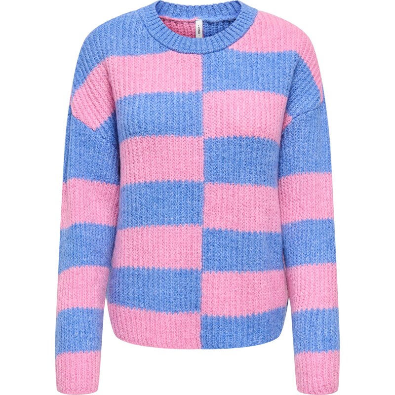 ONLY Sveter zafírová / svetloružová 66609025