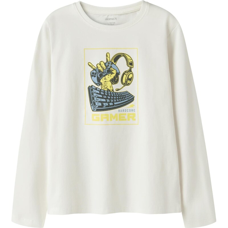 NAME IT Tričko NKMVUX svetlomodrá / žltá / biela 66609031