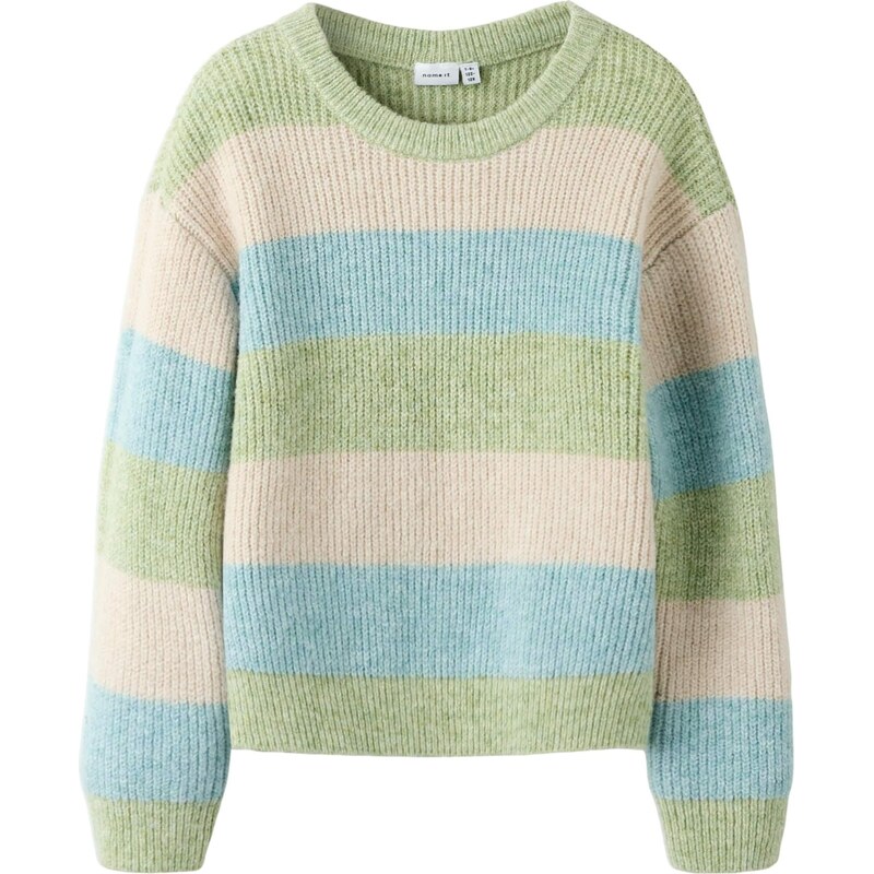 NAME IT Sveter NKFSALLY béžová / svetlomodrá / svetlozelená 66609075