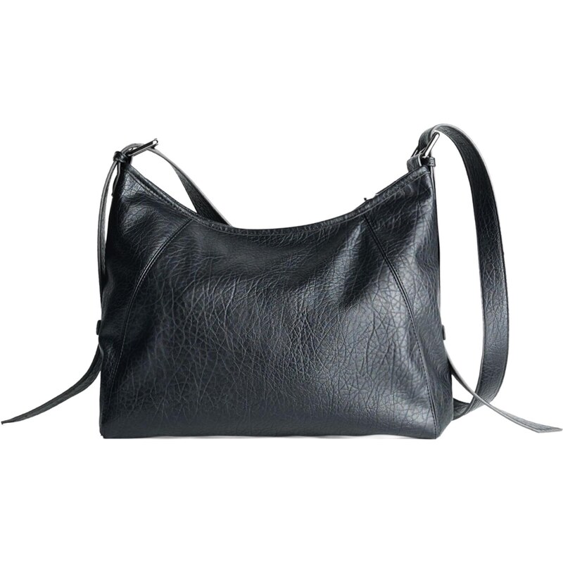 Bershka Taška cez rameno antracitová 66609069