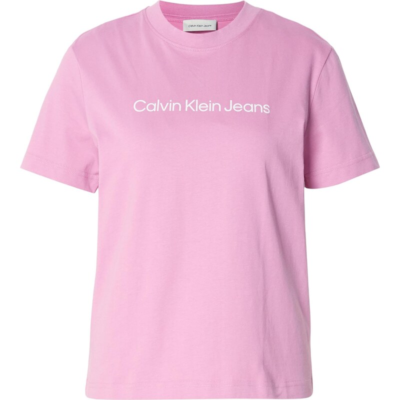 Calvin Klein Jeans Tričko ružová / biela 66609125