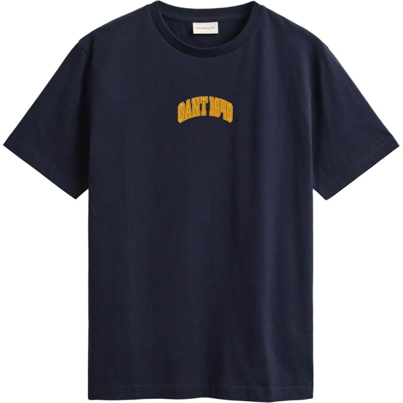 GANT Tričko tmavomodrá / šafránová 66609131