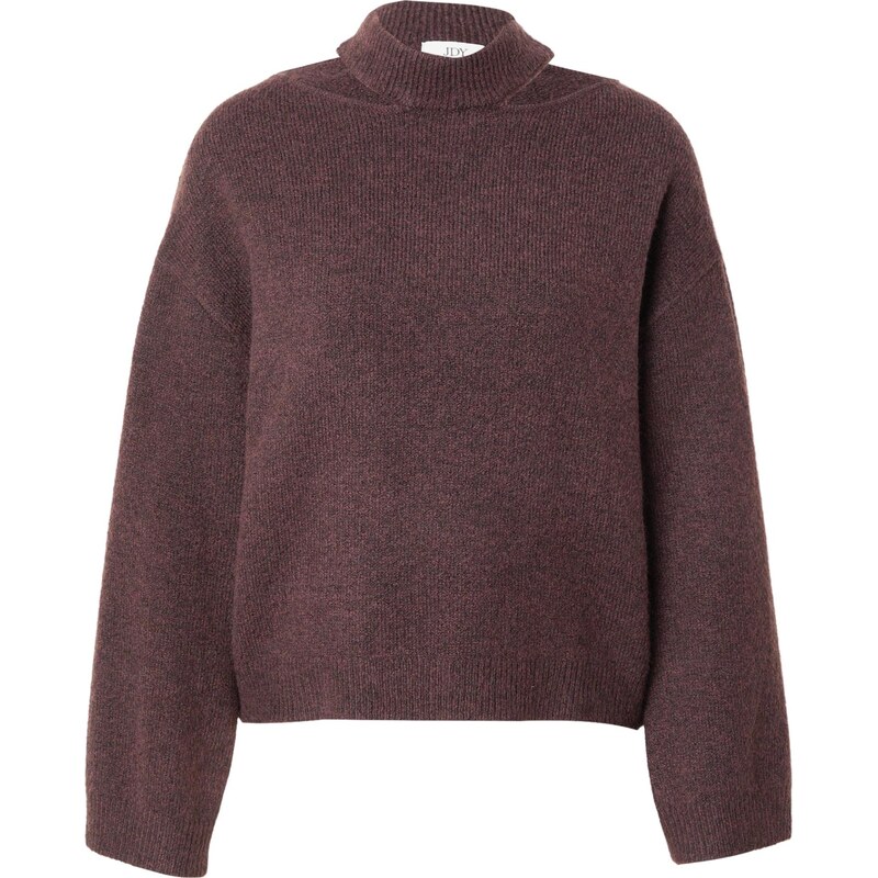 JDY Sveter JDYDEBBIE tmavohnedá 66609153