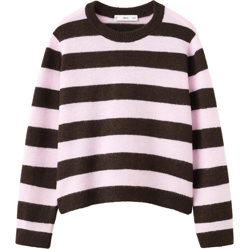 MANGO Sveter ARBOL čokoládová / ružová 66609162