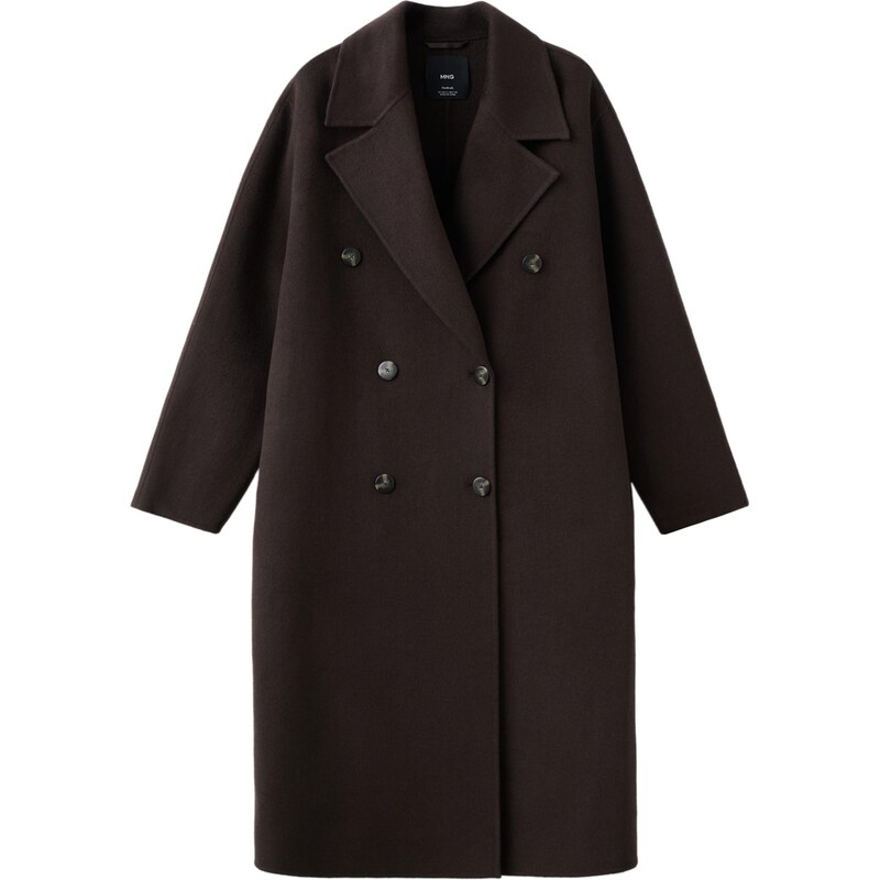 MANGO Prechodný kabát PICAROL tmavohnedá 66609182