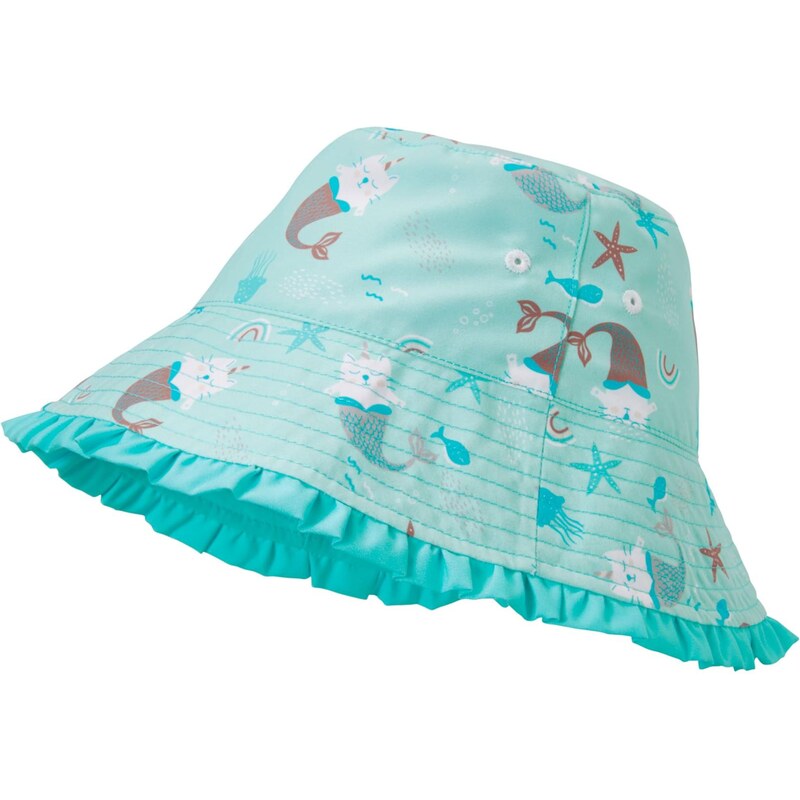 PLAYSHOES Klobúk tyrkysová / nefritová / tmavooranžová / biela 66609331