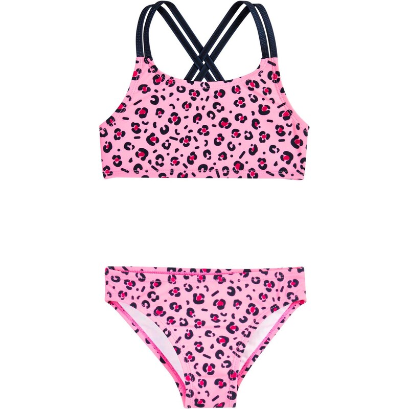 PLAYSHOES Bikiny svetloružová / grenadínová / čierna 66609348