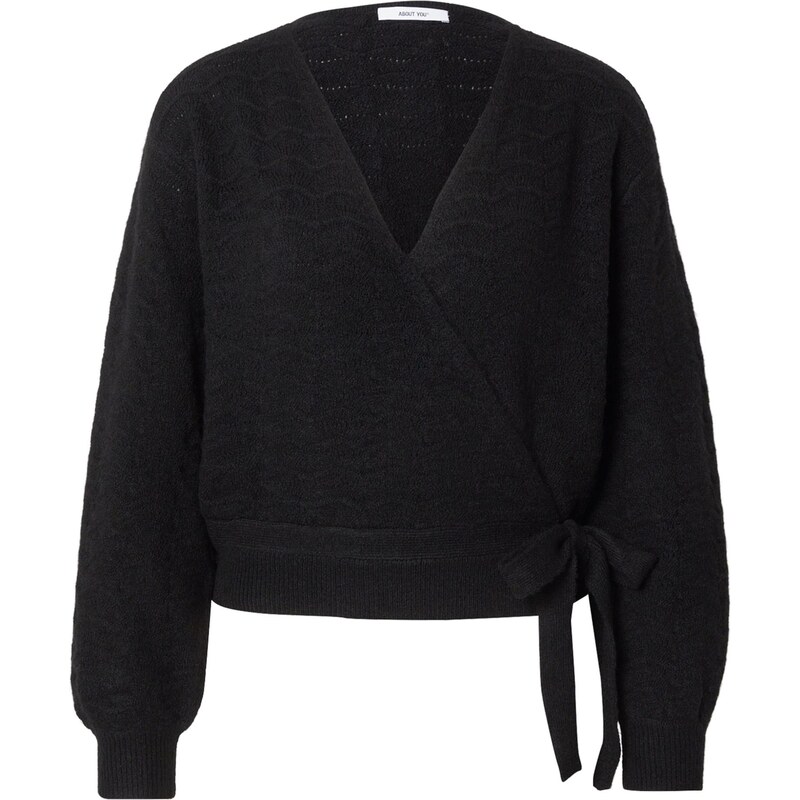 ABOUT YOU Kardigán Wanda čierna 66609392