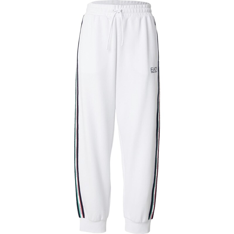 EA7 Emporio Armani Nohavice zelená / červená / čierna / biela 66609453