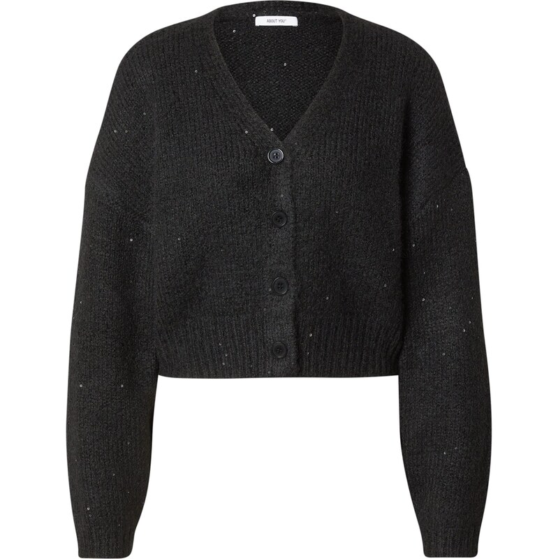 ABOUT YOU Kardigán Rhonda čierna 66609501