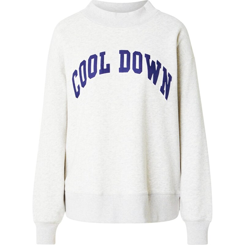 Abercrombie & Fitch Mikina námornícka modrá / svetlosivá / biela 66609514