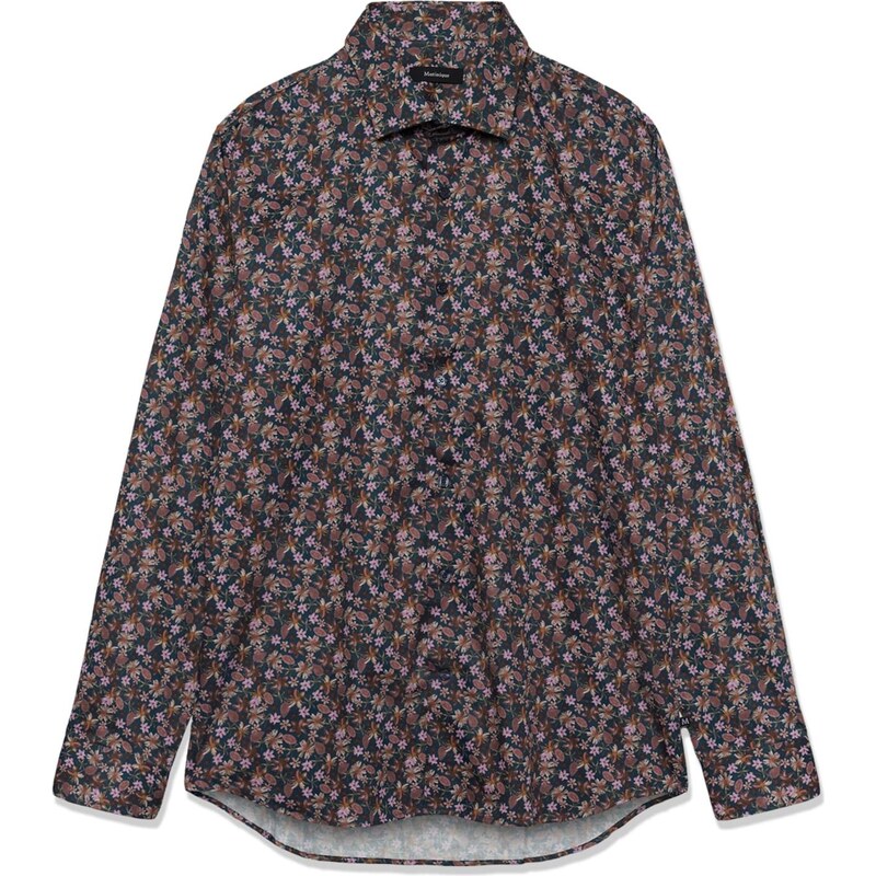 Matinique Košeľa MATrostol námornícka modrá / hnedá / fialová / 66609526