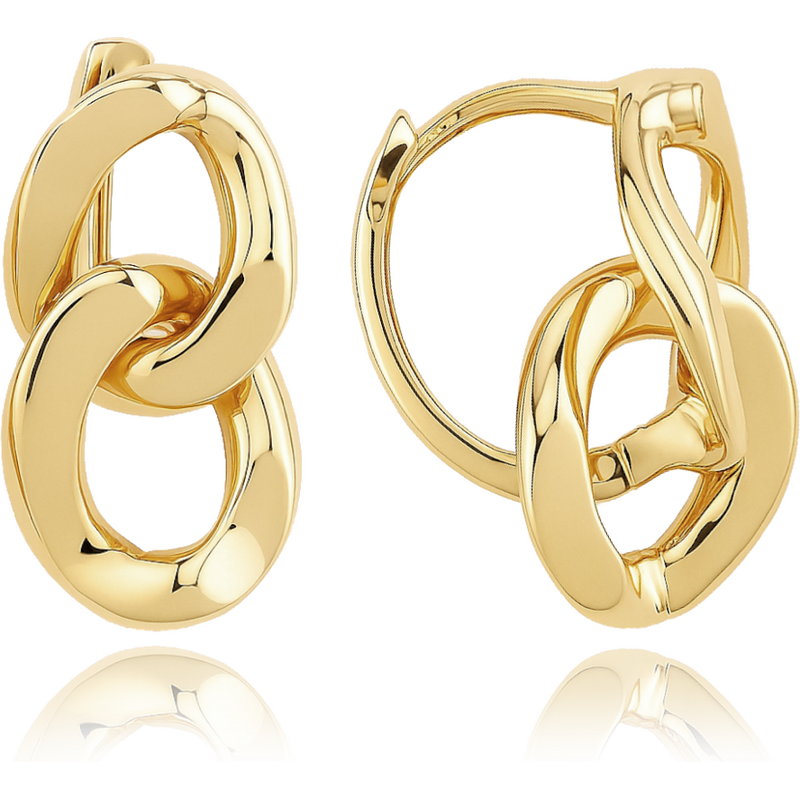 OLIVIE MINET Luxusné zlaté náušnice Au 585/1000 66795571