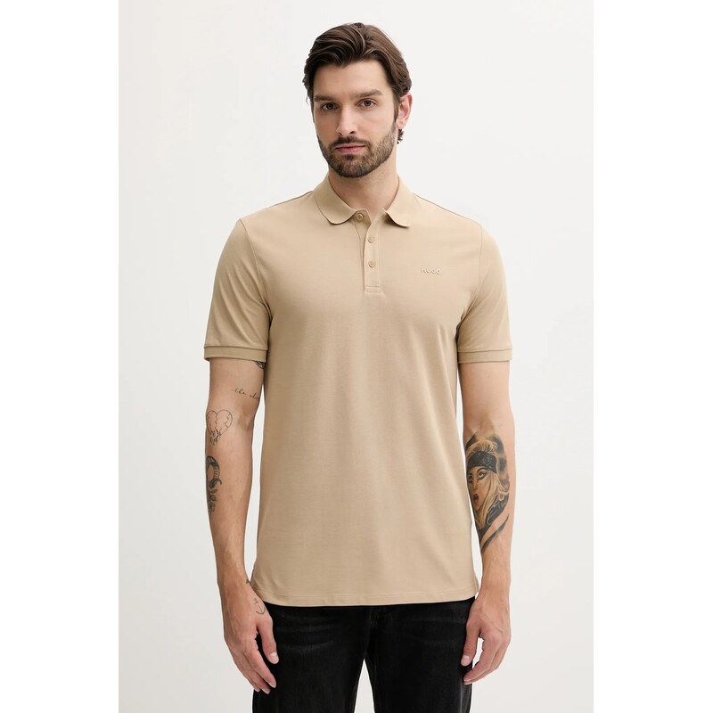 Bavlnené polo tričko HUGO Donos222 63302380