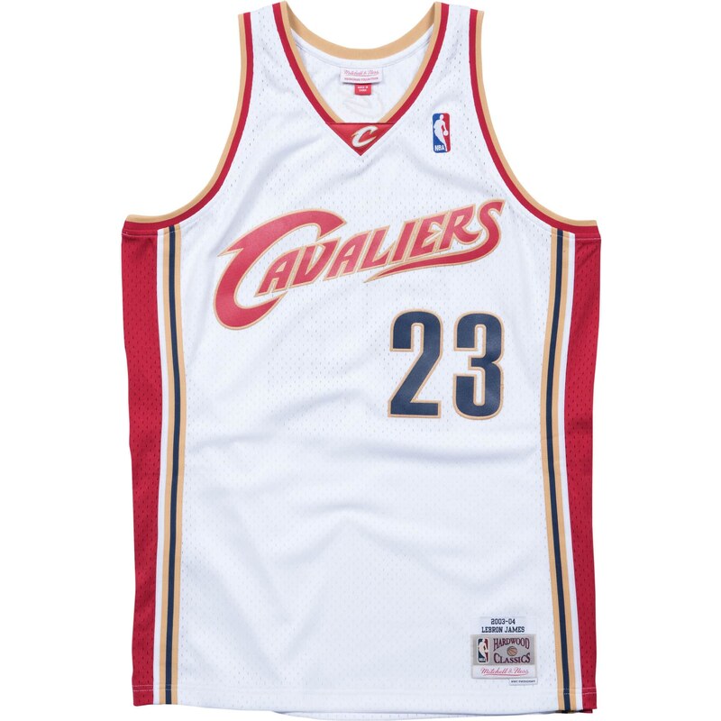 Mitchell & Ness NBA Cleveland Cavaliers Lebron James White Swingman 66612360