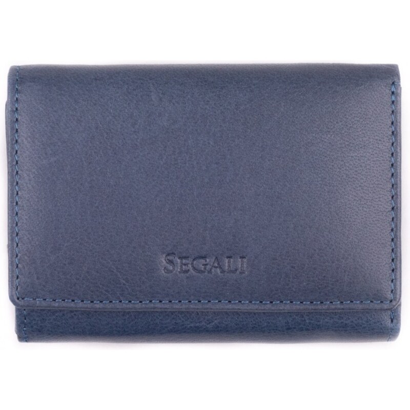 SEGALI Dámska kožená peňaženka 7106 B S indigo 66580818