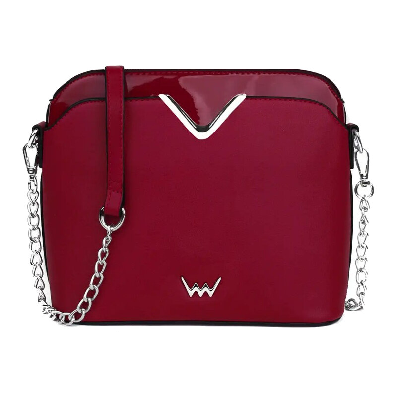 Vuch Dámska crossbody kabelka Fossy Smooth Red 66582345