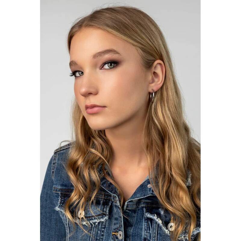 Emily Westwood Elegantné kruhy z ocele EWE25039S 2,1 cm 66590358