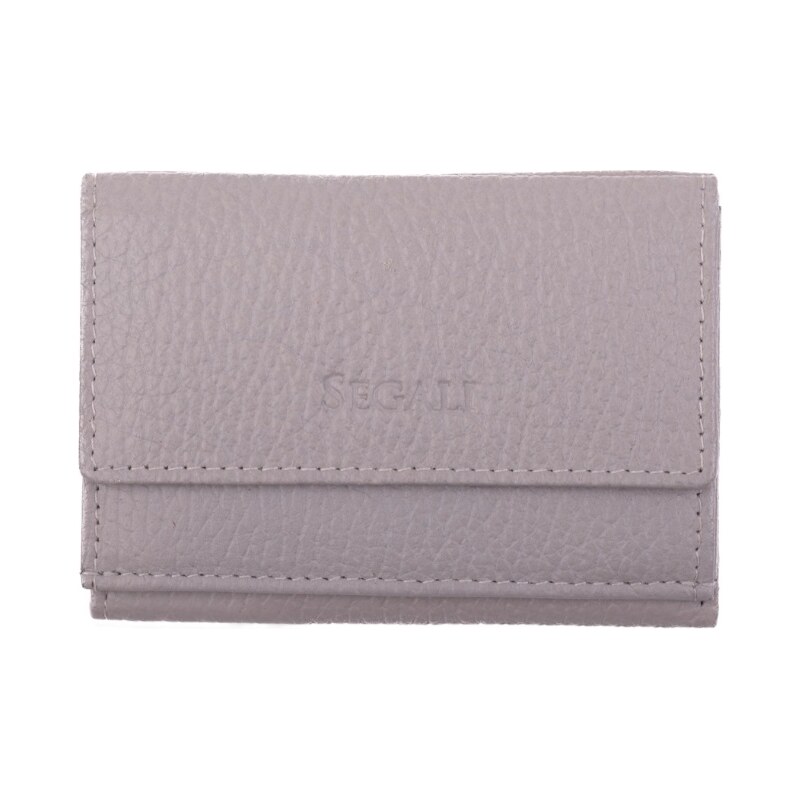 SEGALI Dámska kožená peňaženka 1756 B grey 66583600