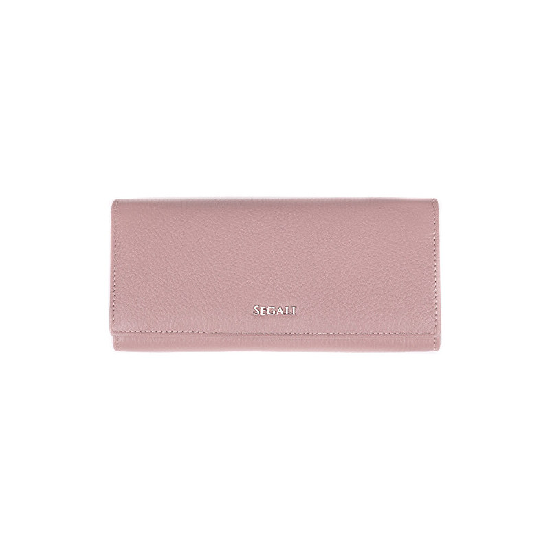 SEGALI Dámska kožená peňaženka 7409 cameo rose 66584348
