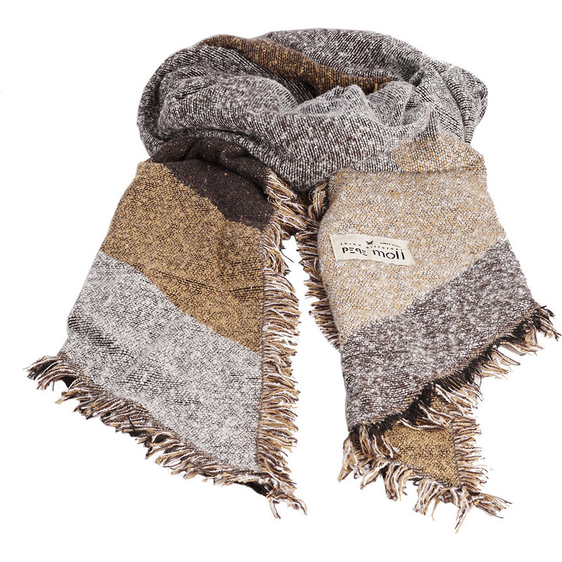 Pepe Moll Dámsky šál 252814 Brown 66588165