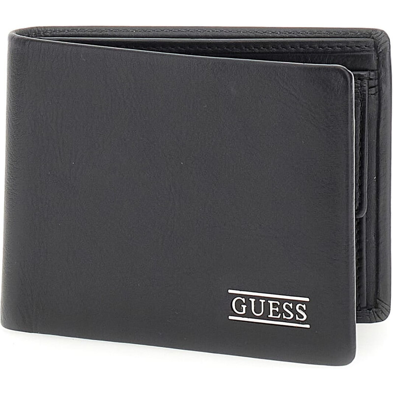 Guess Pánska kožená peňaženka SMNEBRLEA20-BLA 66593270