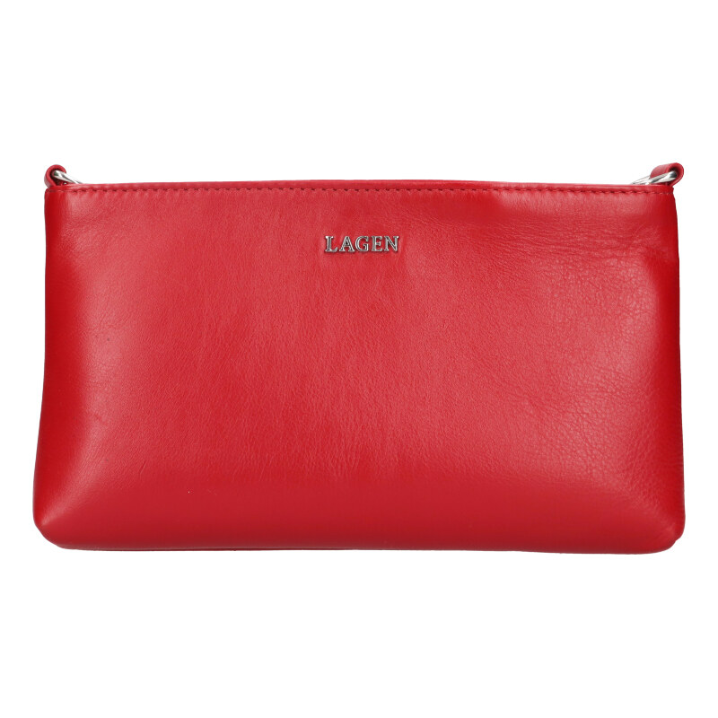 Lagen Dámska kožená peňaženka LG-770 RED 66596314