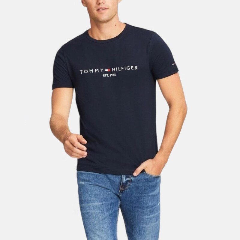 Pánské tmavě modré triko Tommy Hilfiger M56550 66614174