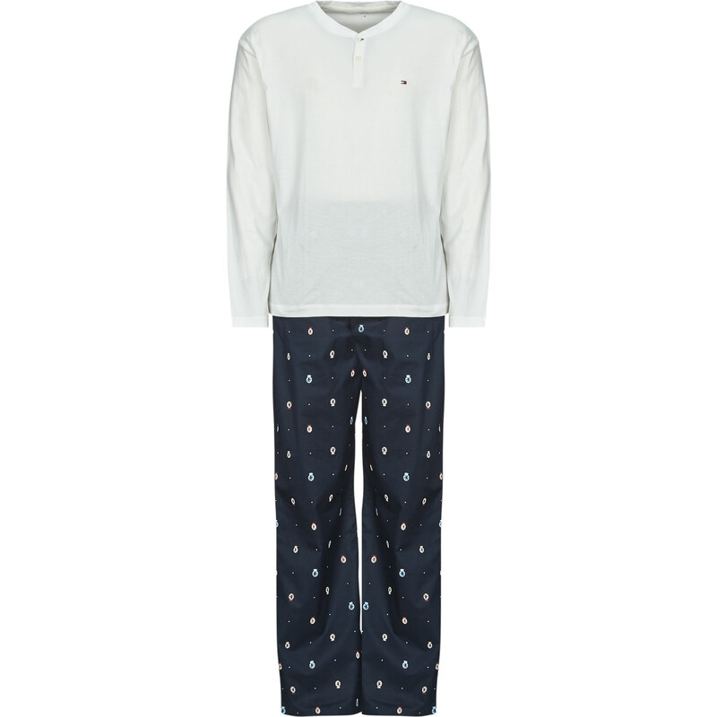 Tommy Hilfiger Pyžamá LS WOVEN HENLEY PJ SET - BOXED Tommy Hilfiger 66615367