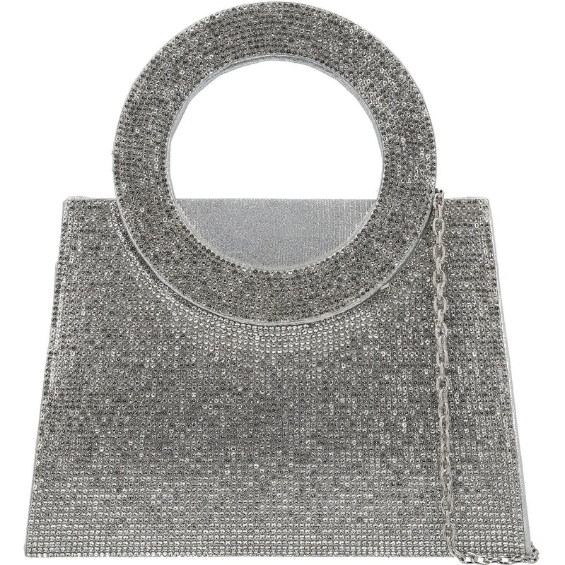 Dámska plesová kabelka strieborná - Michelle Moon Alette strieborná 66805921