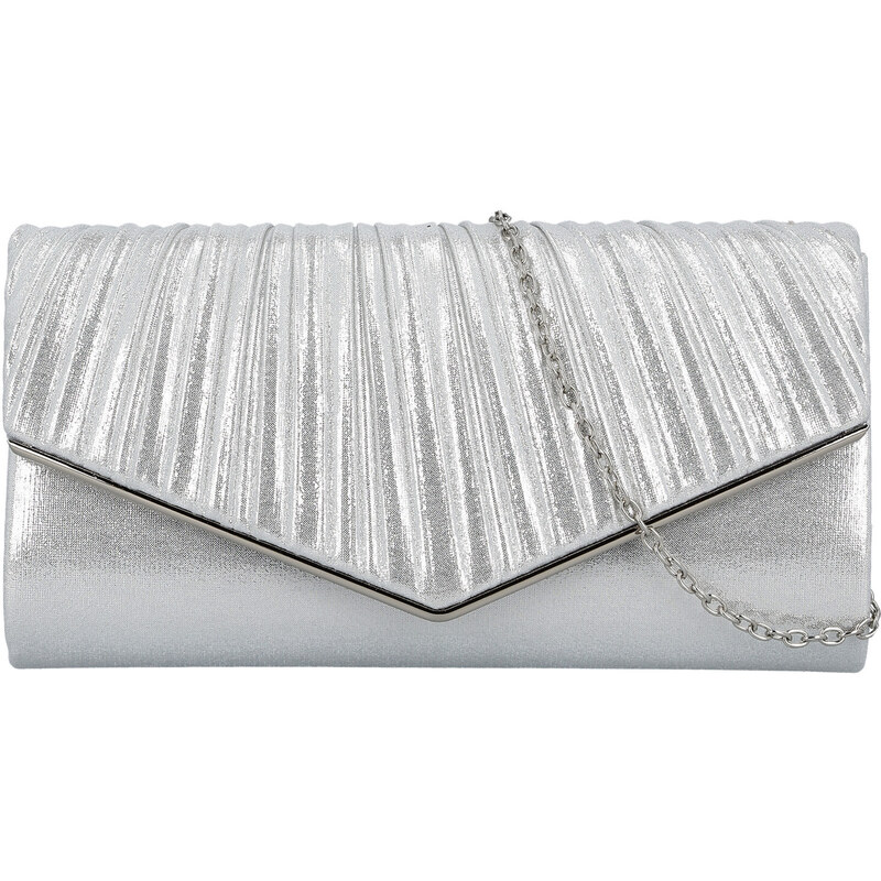 Dámska listová kabelka strieborná - Michelle Moon Ronia strieborná 66667079