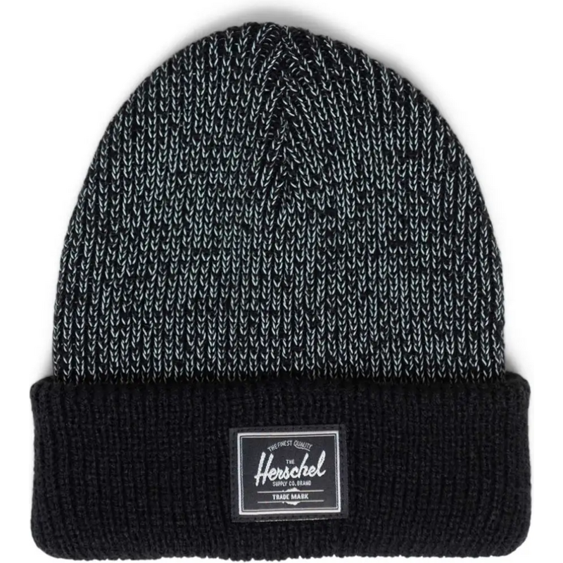 Herschel detská reflexná rebrovaná čiapka Elmer – Black Reflective – 66614939