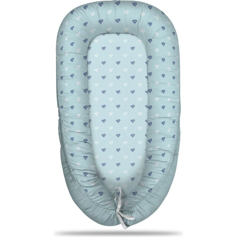 Sablio Hniezdočko pre bábätko Srdce na modrej 65114069