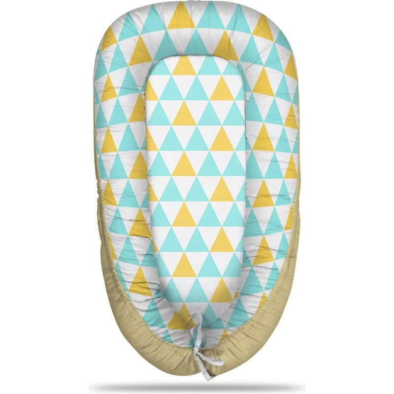 Sablio Hniezdočko pre bábätko Dvojfarebné trojuholníky 65114143