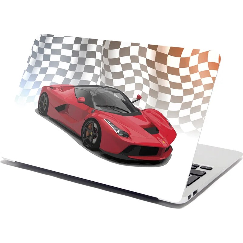 Sablio Samolepka na notebook Ferrari Závodná vlajka 65112452