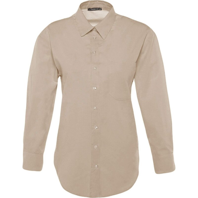 Trendyol Blúzka béžová 66620418